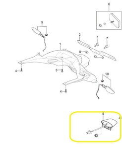 BAROSSA GV650 Plaka  Aydınlatma