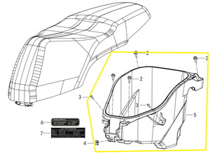 QJ VPS125 Sele Altı Kutu