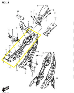 BAROSSA JEDI750 Şase Kuyruğu sağ