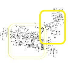 BENELLİ 502-C Şase/Kadro Arka Kısım