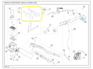 JAWA CLASSIC300CL Ön Fren Balatası orjinal