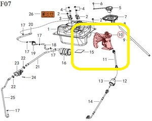 Qj LTM125/VPS125 Benzin Pompası