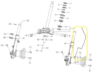 QJ SRT800X Ön Fren Müşürü