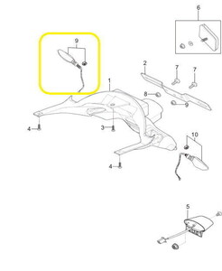 BAROSSA GV650 Arka Sinyal sağ