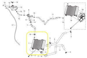 QJ FORTRESS350 Radyatör