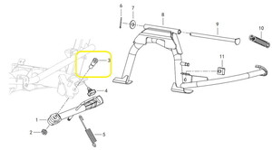 QJ FORTRESS350 Yan Sehpa Vida ve Somunu