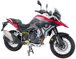  JAWA 500X Arka Kuyruk Dekoru sağ