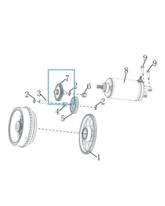 KOVE 800X Marş Dişlisi
