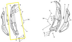 KOVE 510X/JAWA 500X Depo Alt Koruma Sol