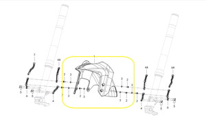 QJ SRT800X Ön Çamurluk  siyah