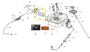 BAROSSA ADV125 Karbon Kanister