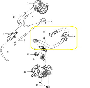 KOVE 125R Benzin Filtre ve Ara Borusu