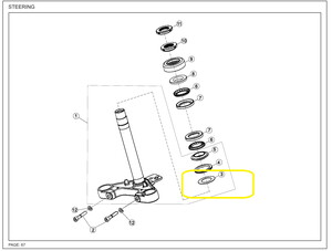 JAWA CLASSIC300CL Furç Yatağı Metal Conta