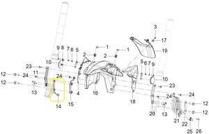 BENELLİ 502-C ÖN ÇAMURLUK BAĞLANTI BRAKETİ