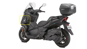  QJ FORTRESS350 Ön Far Paneli Orta gri sol