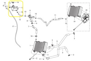 QJ FORTRESS350 Radyatör Su Deposu