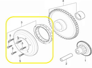 BAROSSA GV650 Marş Rublesi