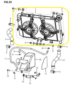 BAROSSA JEDI750 Radyatör