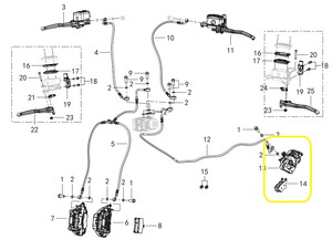 QJ FORTRESS350 Arka Fren Merkezi Alt