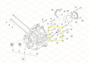 QJ FORTRESS350 Yağ Çubuğu ve oringi