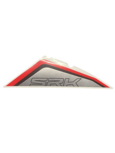 QJ SRK 125 R SAĞ  GRENAJ ÜSTÜ STICKER KIRMIZ SİYAH