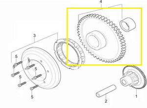 BAROSSA GV650 Marş Dişlisi Büyük