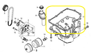 JAWA 500X Karter Contası