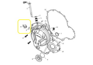 JAWA 500X Yağ Doldurma Tapası