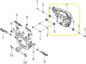 KOVE 510X/JAWA 500X Ön Far