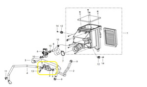 QJ SRK125R Egzoz Valfi