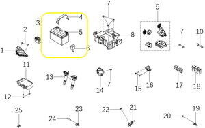 Akü BS-BTZ10S  BAROSSA JEDI750