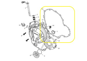 JAWA 500X Debriyaj Kapak Contası