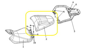 KOVE 510X/JAWA 500X Arka Sele