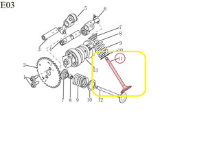 QJ VPS125 Subap Egzoz