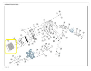 JAWA CLASSIC300CL Hava Filtresi İçi orjinal