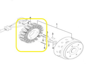  BAROSSA GV650 Manyato Tası ve Statör Takım