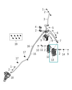 KOVE 800X Ön Fren Merkezi Alt sağ