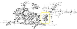  QJ SRK 125 S/ 125 R ÖN DİŞLİ KAPAĞI S38