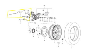 QJ SRV500ST Arka Tekerlek Hız Sensörü