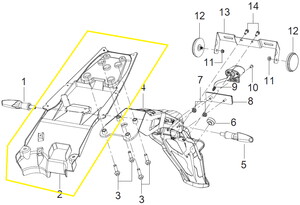 QJ TRX12 Sele Altı İç Çamurluk