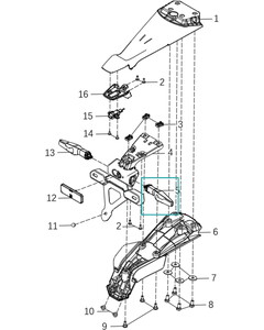KOVE 800X Ön Sinyal Sağ