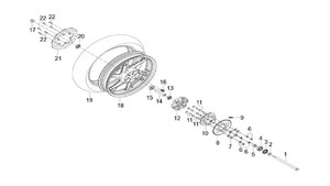  QJ TRX12 Arka Tekerlek Göbek Mili