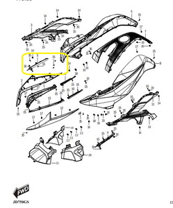 BAROSSA JEDI750 Işıklı Logo sağ