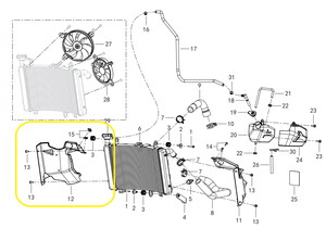 QJ SRT800X Fan Muhafaza sol