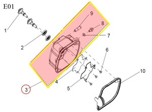 QJ VPS125 Subap Kapağı