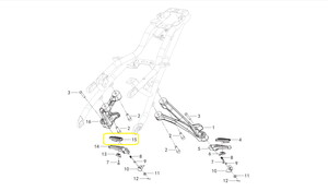 QJ SRK125S/SRK125R/SRK400RR Arka Basamak Lastiği s