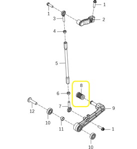 KOVE 800X Vites Pedal Lastiği