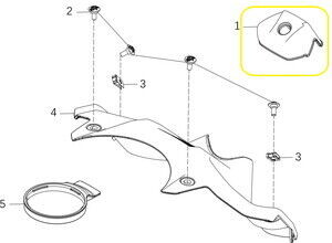 QJ SRK125S Kontak Üst Muhafaza
