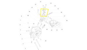 QJ VPS125/LTM125 Enjektör