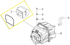 KOVE 510X/510F Hava Filtresi İçi orjinal